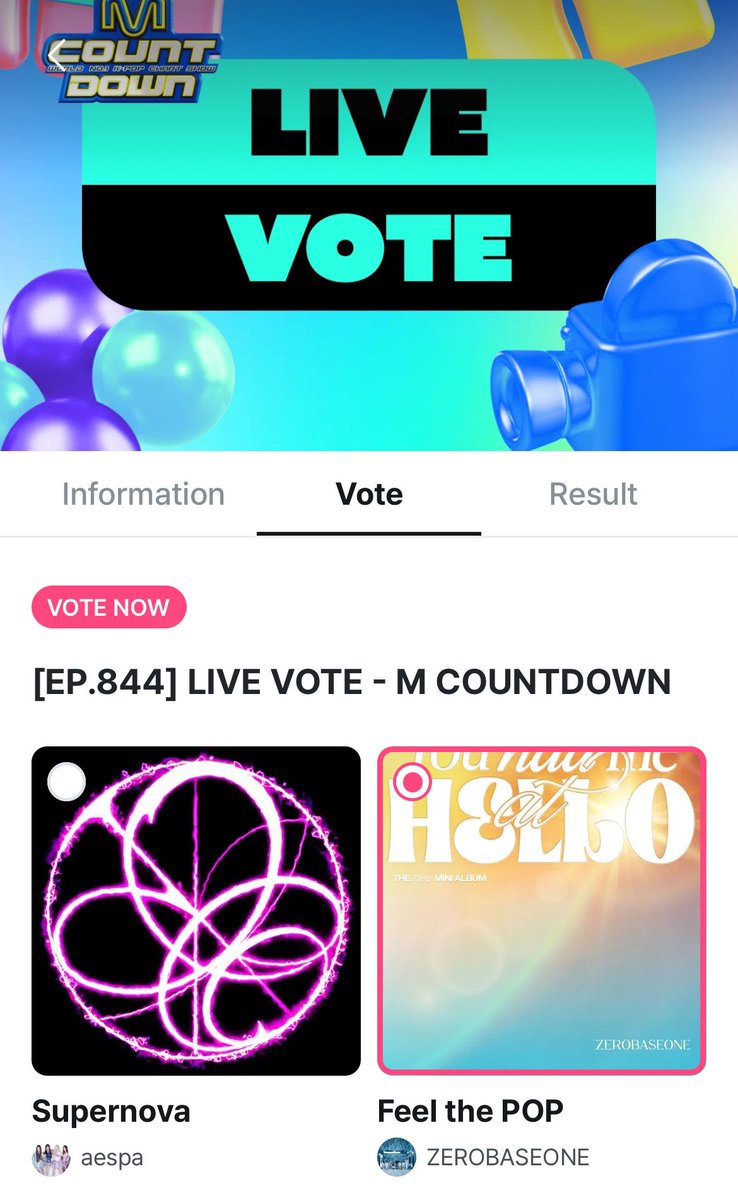 #ZEROBASEONE has been nominated for 1st place at MCOUNTDOWN today! The live vote starts NOW ‼️

Zeroses use all devices available, you can vote only once per device. 

We need to win the live vote with a HUGE gap ❕