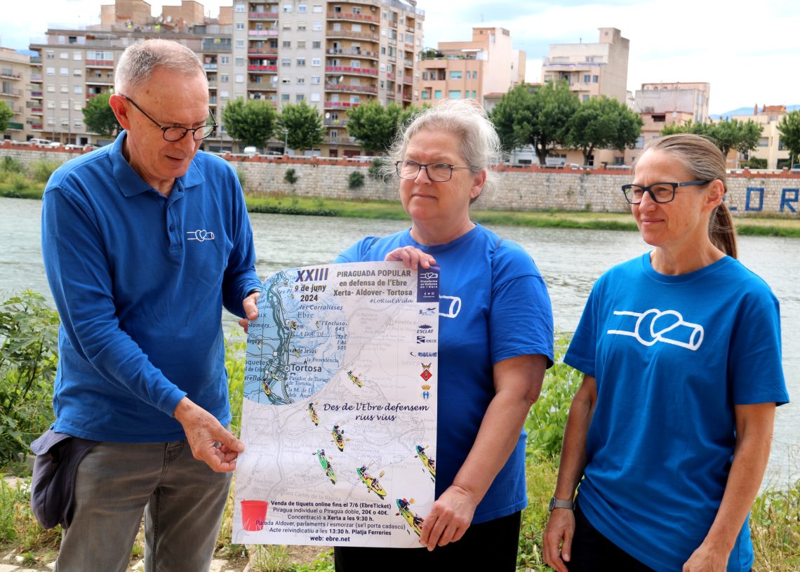 🚣 La Plataforma en Defensa de l'Ebre tornarà a denunciar la manca de sediments i el poc cabal del riu en la 23a piraguada. 🗓️ Diumenge, 9 de juny. 📍Xerta - Aldover - Tortosa ✍️ Apunta-t'hi: ebre.net/bloc/2024/04/x… #LoRiuÉsVida #NoEnRaja