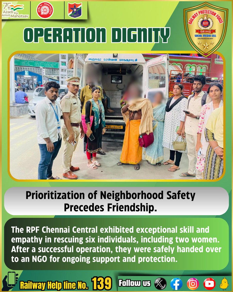 #operationdignity #RPFSR #RPF #goodwork @RailMinIndia @RPF_INDIA @GMSRailway
