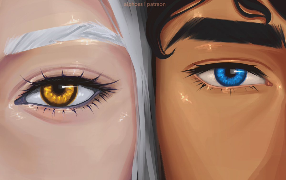 I’ve drawn some eyes👀 Here’s the first pair, I think my fellow #tog readers know who these people are…

#manon #dorian #manonblackbeak #dorianhavilliard #queenofshadows