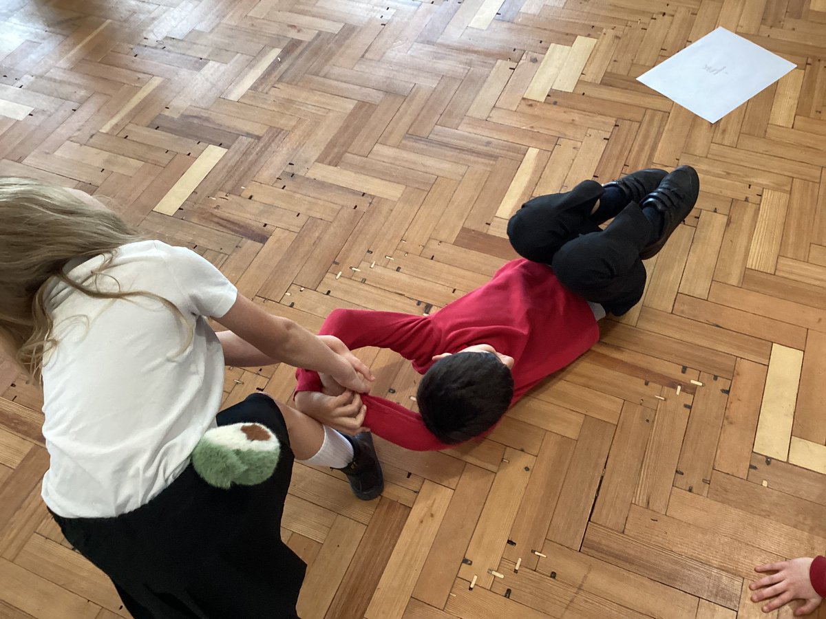 Our Brit School drama workshop is in full swing this morning with Year 5 giving improv a go! #ArtsWeek