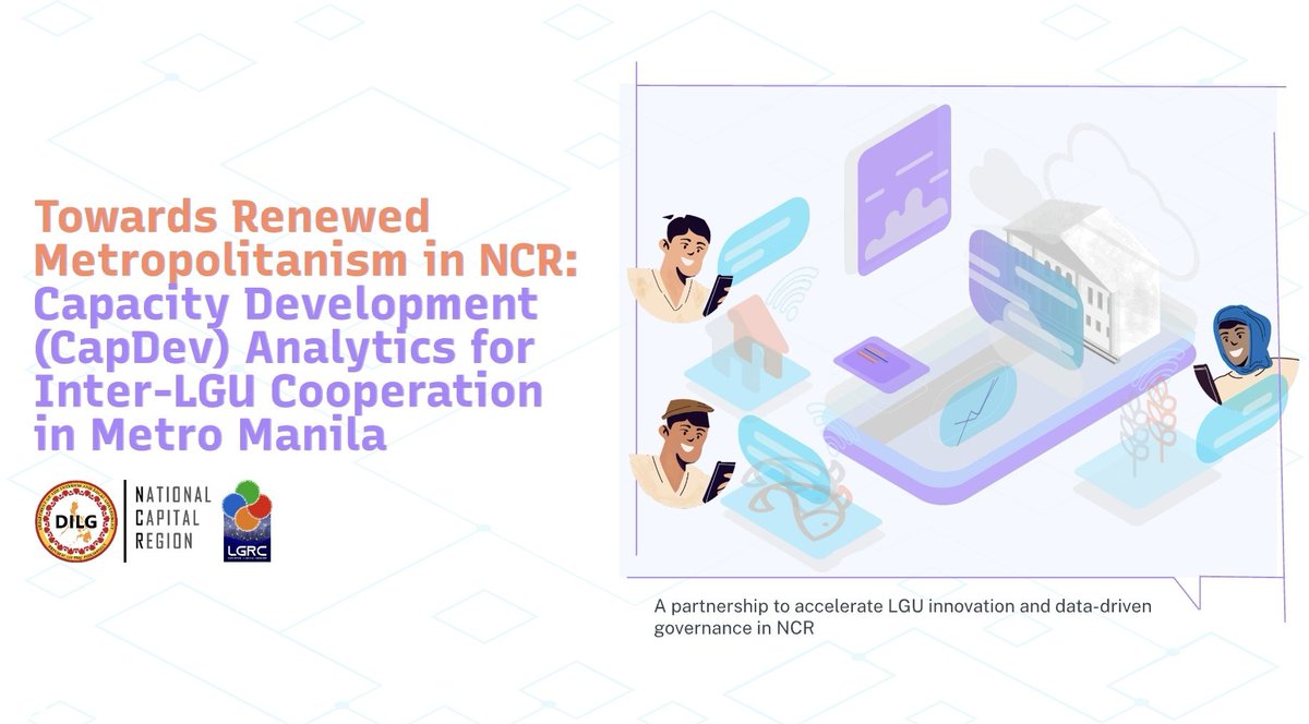 lcfragojr's tweet photo. For my first #professionaltwitter post! ๐
Presenting an analytics of capacity development pillars of LGUs in NCR. W/ our knowledge partner, #ai4gov, we clustered NCR LGUs into new groupings based on their capacities & needs, and generated pathways of actions for each grouping. https://t.co/441mYdkhpN