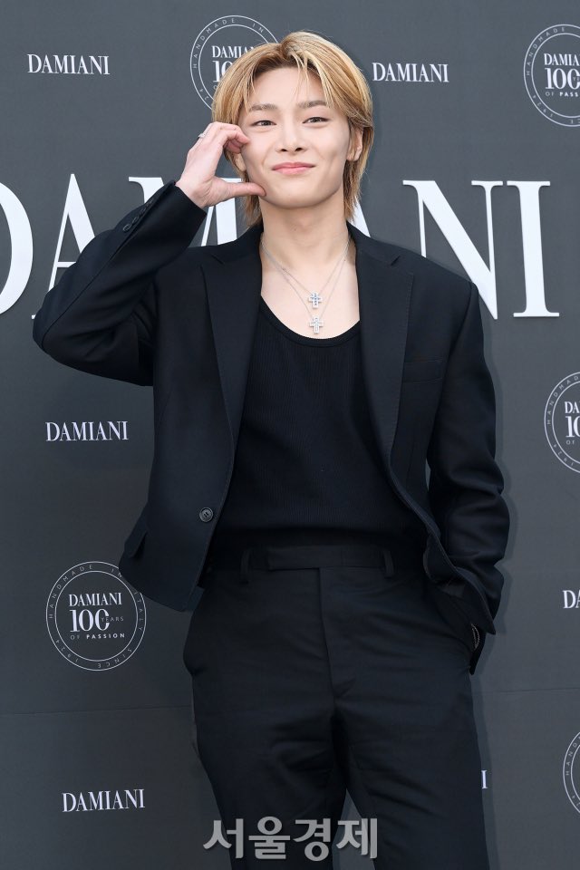 I.N of Stray Kids attends a Damiani event.