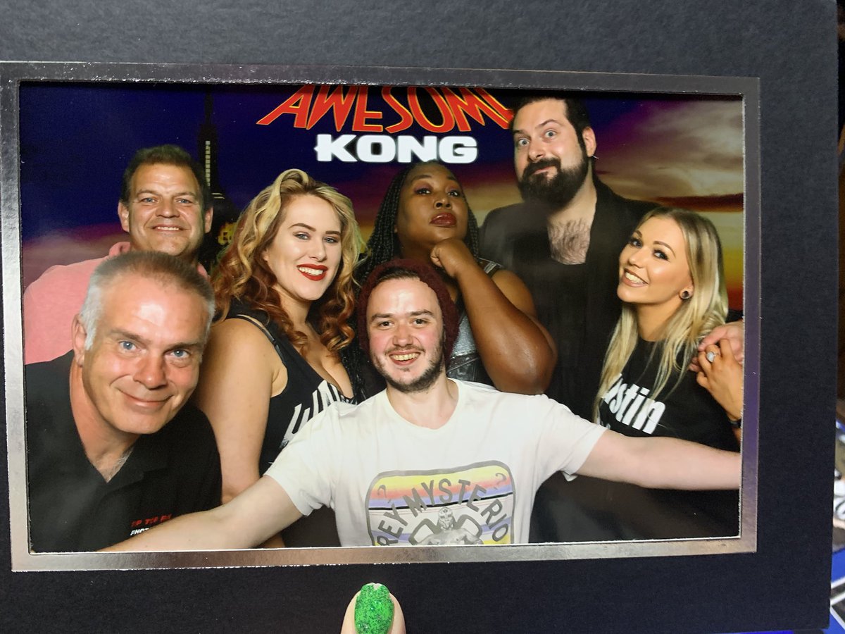 Five years ago today we were touring with Awesome Kong. She was so great on that tour with her stories. ❤️