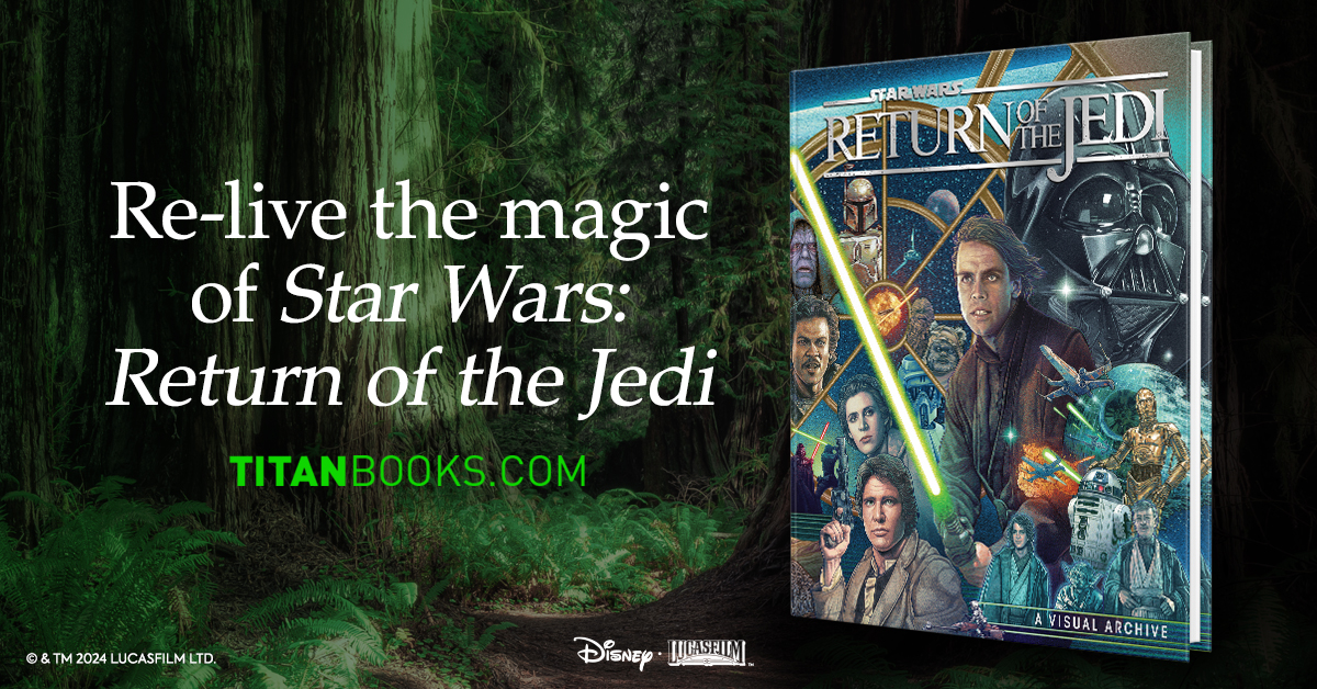 Celebrate the legacy of @StarWars: Return of the Jedi with this visual deep dive into the production of the iconic film! Get your copy now: bit.ly/3NBkHRv