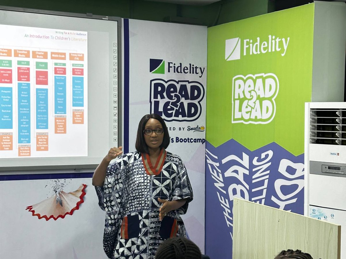 fidelitybankplc's tweet photo. Her session taught the students a lot about writing for a niche audience. It was super engaging and insightful!

Swipe to catch the highlights of the session. 

#FidelityRead2Lead #WeAreFidelity #TheLifestyleBank https://t.co/3ejJWcrDN3