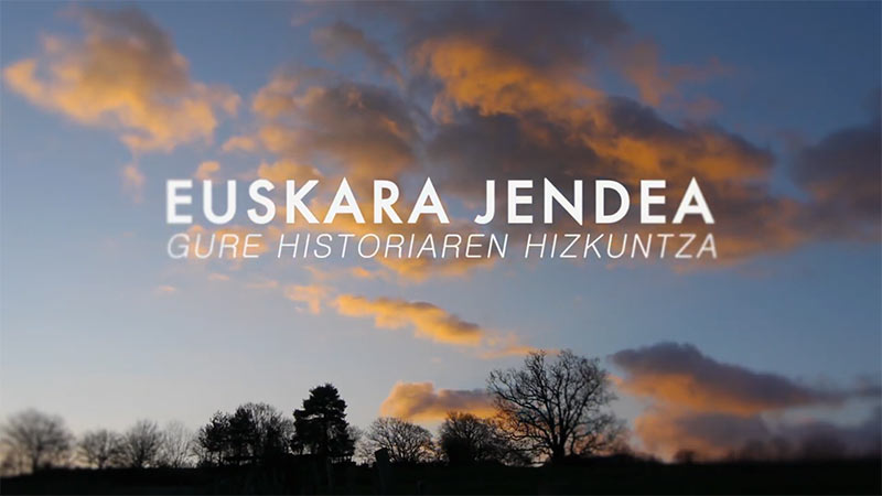 "Euskara Jendea" dokumentalak online ikusgai

Gaurtik aurrera Youtuben doan ikusgai egongo da Euskara Jendea dokumental sorta, oraintsu arte DVD formatuan soilik zegoena Zenbat Gara elkartearen kanalean, baita euskarajendea.eus webgunean ere. zenbatgara.eus/2642