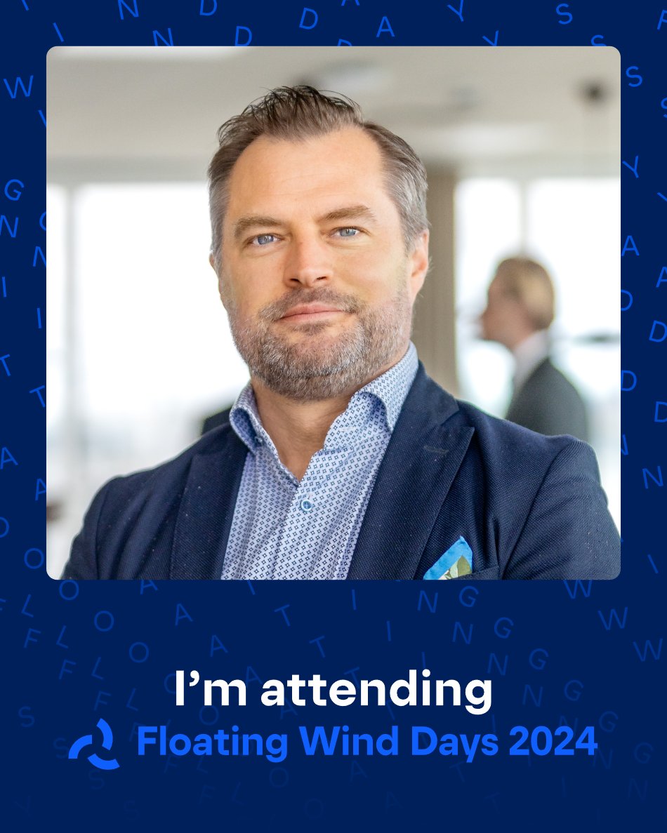 SeaTwirl's CEO Johan Sandberg will attend Floating Wind Days in Haugesund next week, reach out to Johan if you like to talk about #floating #vertical #axis #wind #turbines!