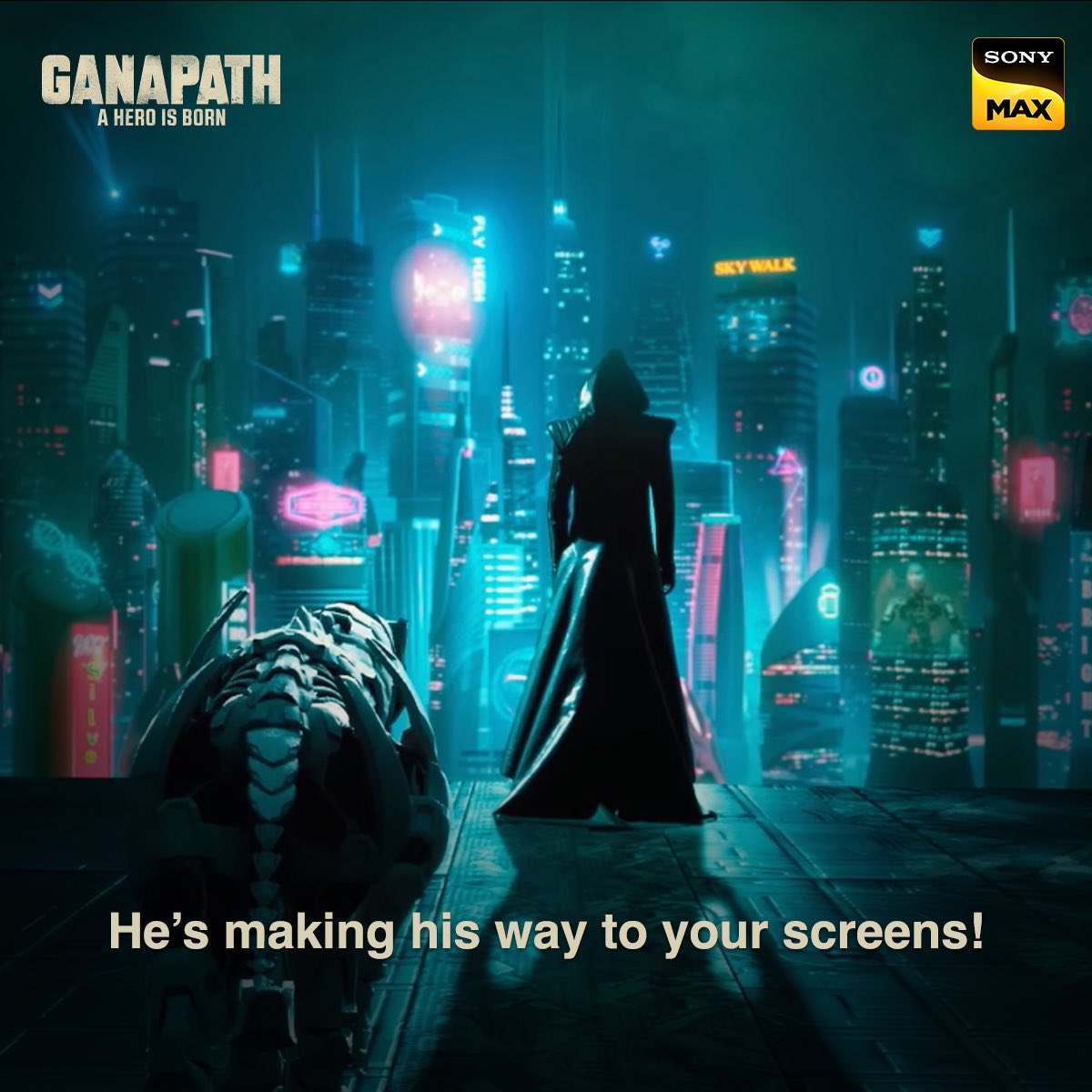 Koi puchhe toh batana ki Ganapath aa raha hai! Watch the World Television Premiere of Ganapath, on 26th May, Sunday 12 PM only on SONY MAX. #SonyMAX #DeewanaBanaDe #Ganapath #WorldTVPremiere