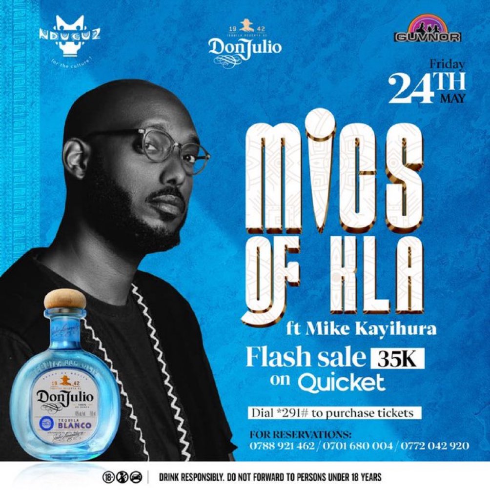 EXCITING NEWS. #MicsofKLA ft Mike Kayihura is finally hitting town and You have the incredible opportunity to grab your tickets at an unbeatable price of just 35K. don't miss out on the amazing deal, #MicsOfKLA