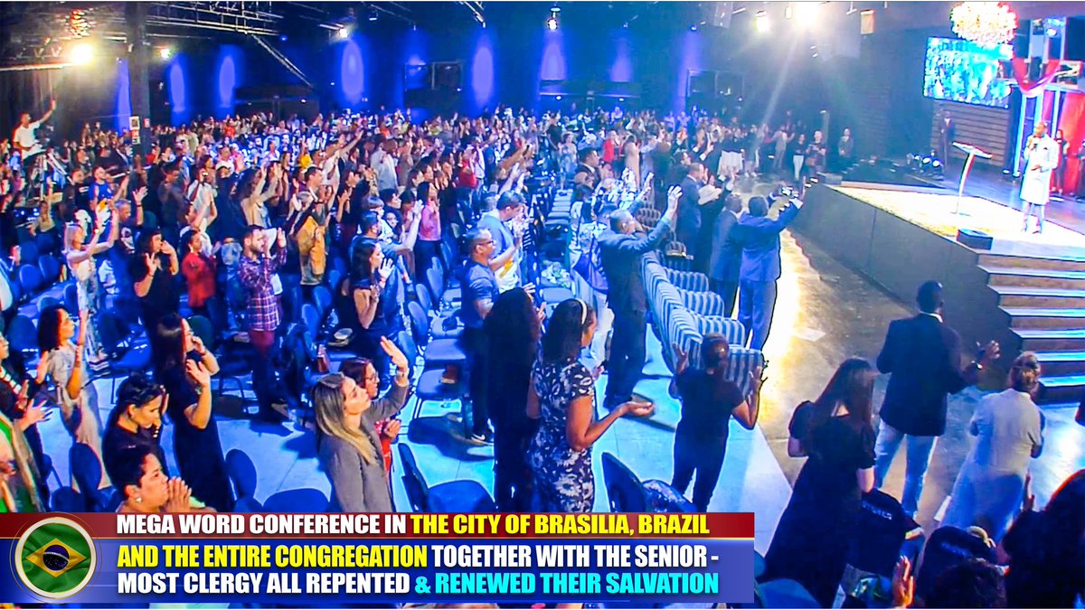 Brasilian voimalliset kokoukset. Pääkaupunki Brasiliassa. Tuotu profetiaalisesti, Jumalan sanoma pyhitykseen, Messias on tulossa.

#VisitationInBrazil