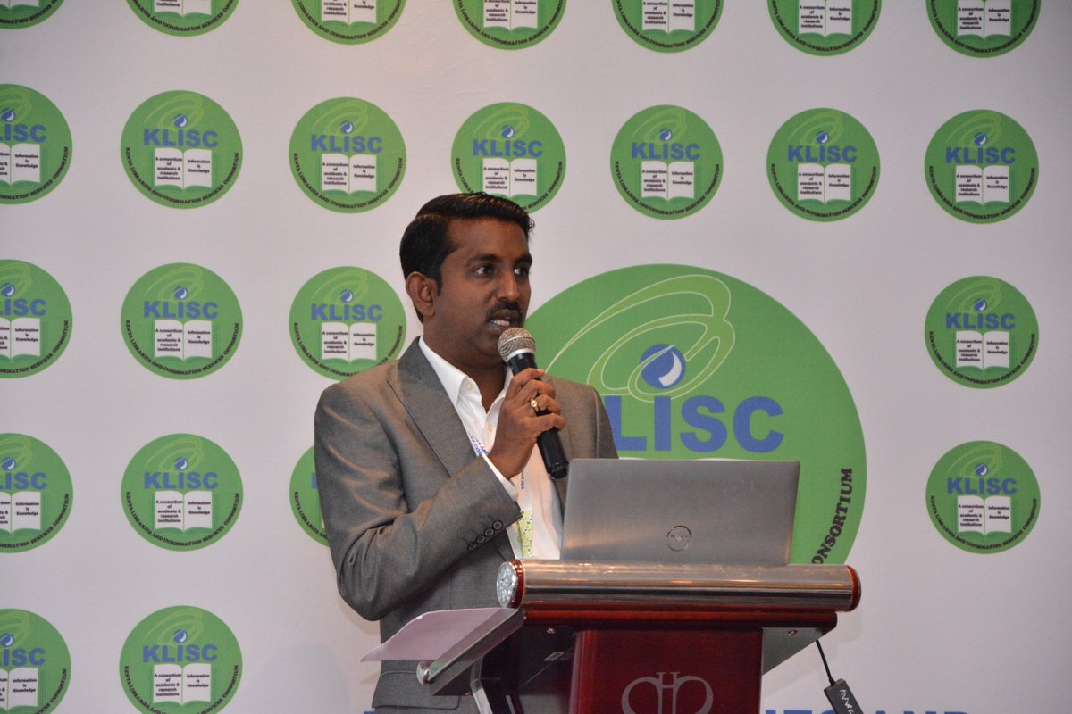 KLISCKenya's tweet image. Vinay Srinivas, Regional Manager – E-Resources, Sub Saharan Africa &amp;amp; Sri Lanka, shares solutions that @WeAreTandF have for libraries in the digital age. 
#2024KLISConference