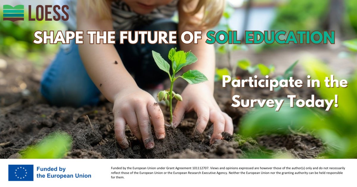 scientix_eu's tweet photo. 📢The @LOESSproject questionnaire is here to identify barriers and needs in #SoilEducation!🌱
The survey is for all educators connected to #STEMsubjects👩🏫With your help we can develop better teaching materials!
Available in 14 languages
Take the survey🔗https://t.co/420VMuEnR1 https://t.co/zqoiC2exaz