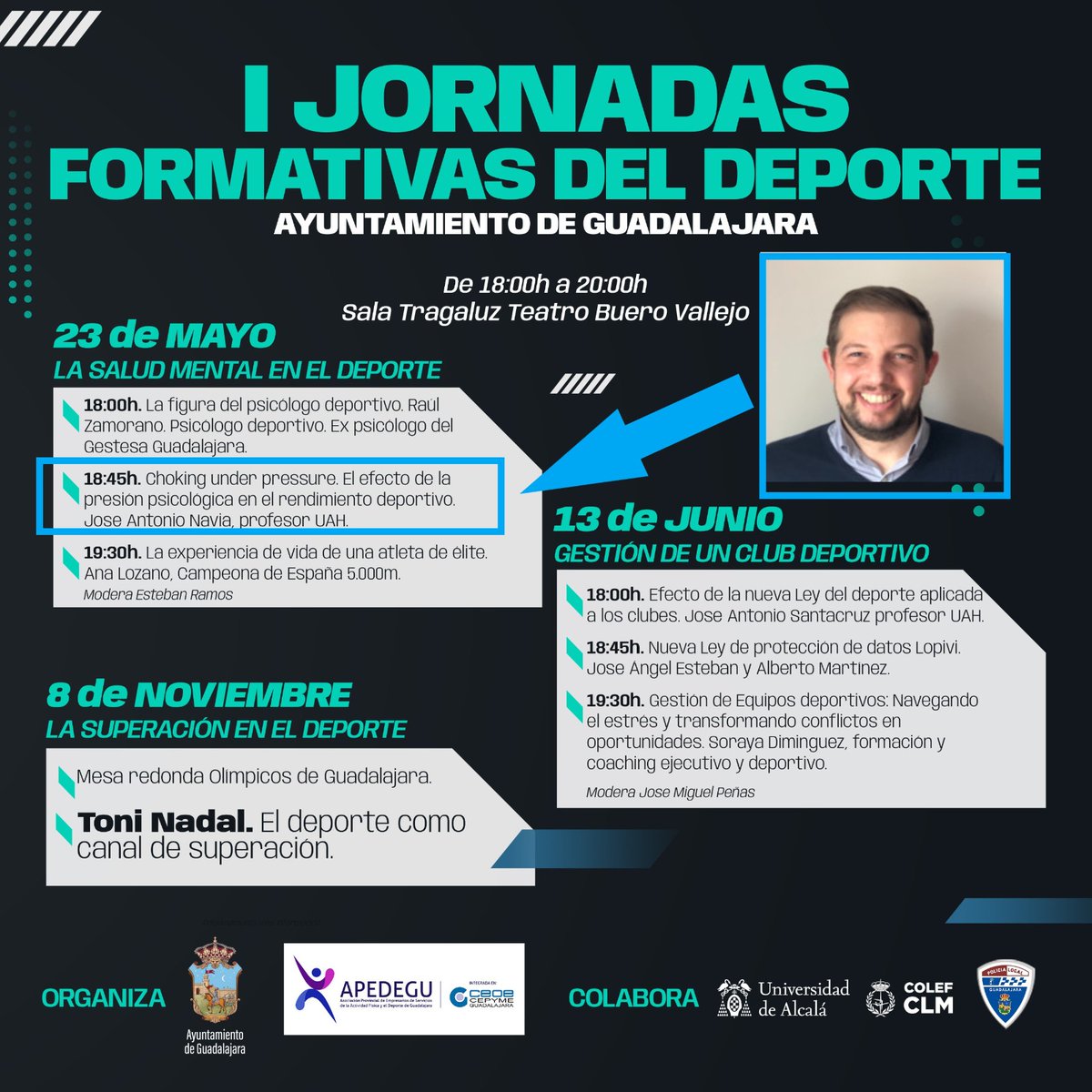 🟥Un profesor de nuestro grado colabora hoy en estas jornadas apoyadas por la <a href="/UAHes/">Universidad Alcalá</a> <a href="/naviagallego/">José Antonio Navia</a>