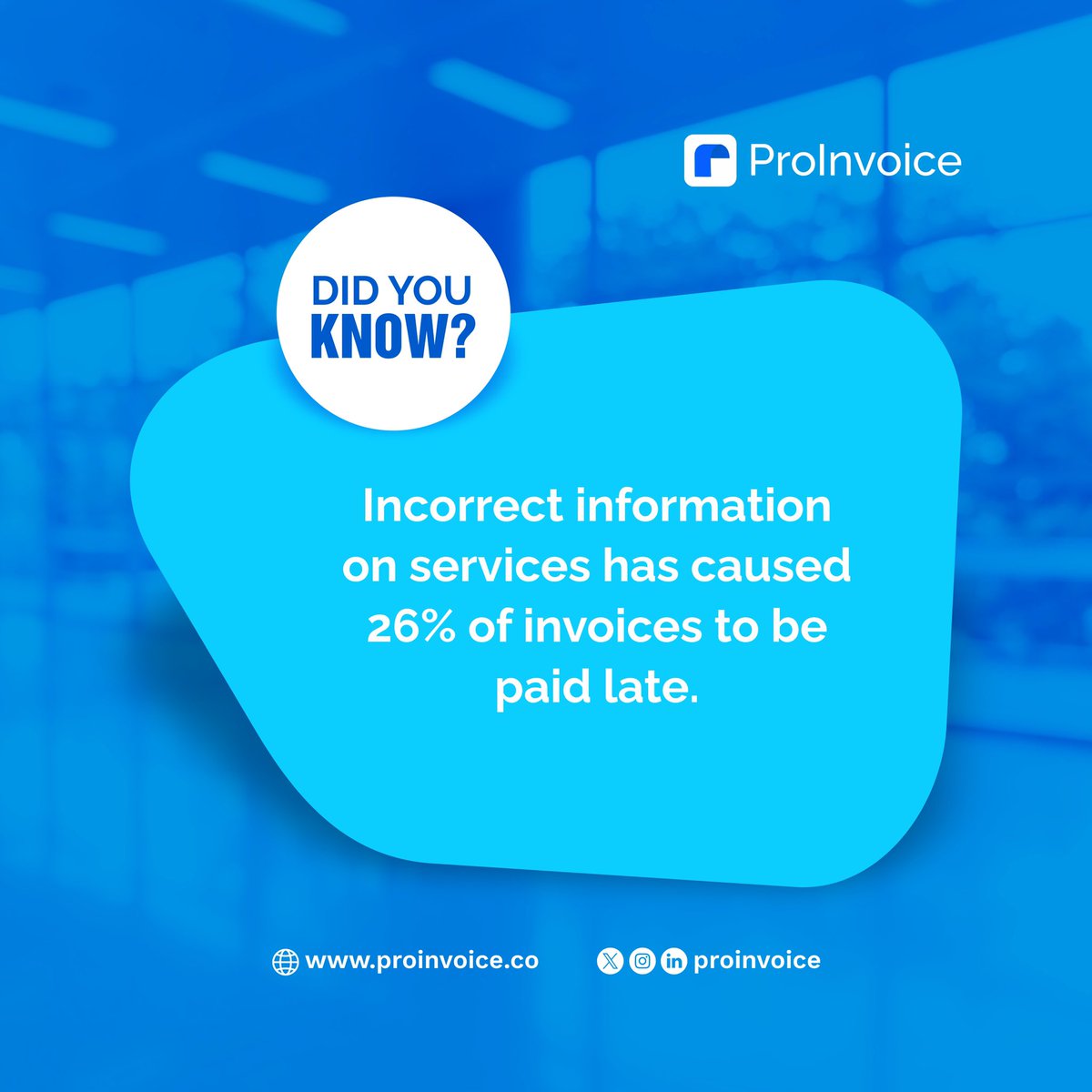 Always use accurate information on any invoice you send out to your customers/clients!! Take note! 

#InvoiceLikeAPro 
#proinvoice
#growwithproinvoice
#businessfact
#businesssupport
#supportsmallbusiness
#businessowners 
#businessgoals 
#businesstips
#InvoiceManagement