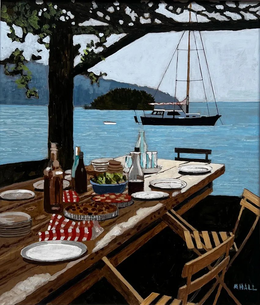 Table Laid for Returning Crew
© Mike Hall