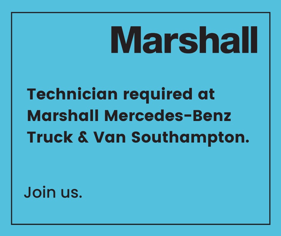 #Technician required at Marshall #Mercedes-Benz Truck & Van #Southampton. Join us. To find out more and to apply online see > ce0572li.webitrent.com/ce0572li_webre… #jobs