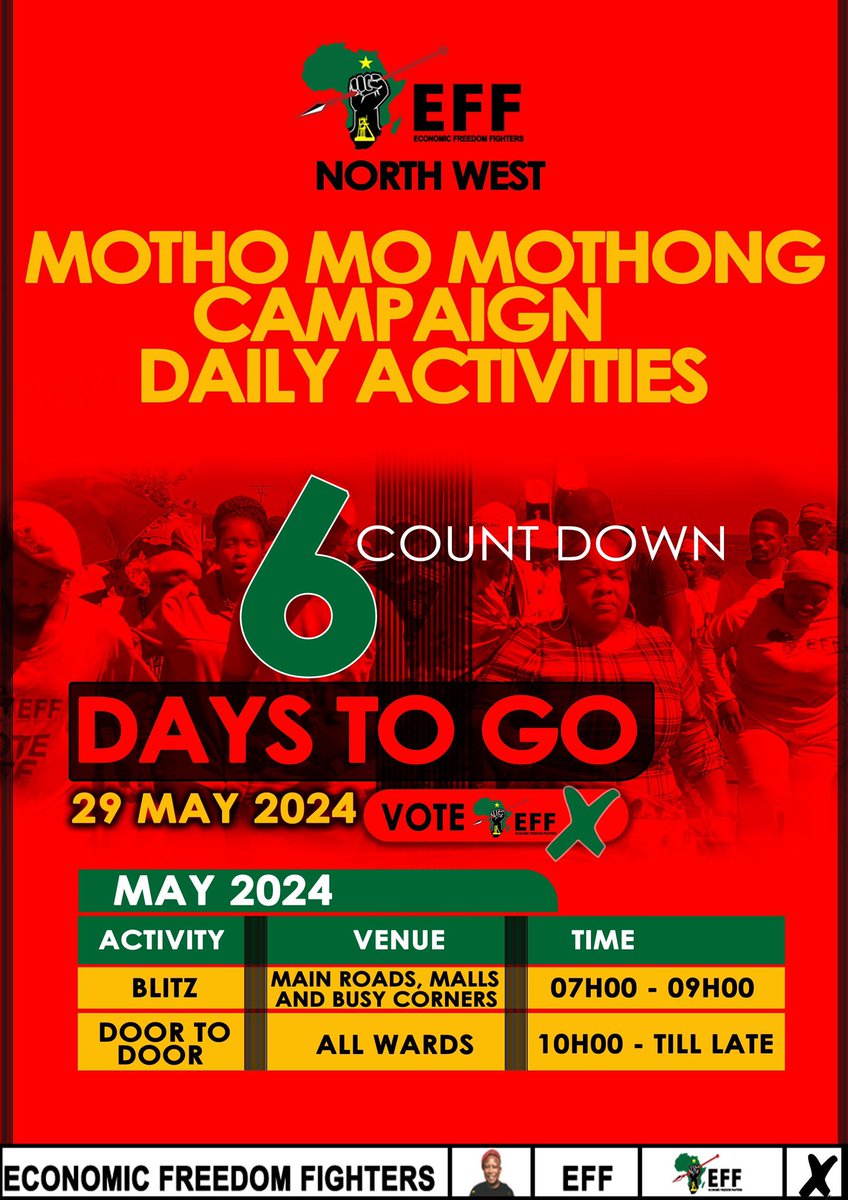 Let’s go #VoteEFF29May2024!