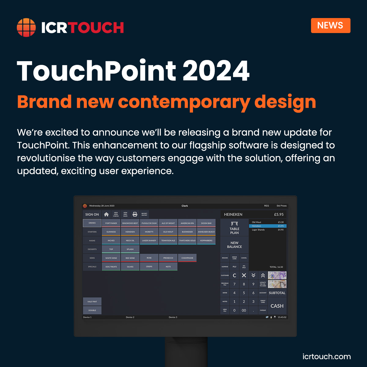 We’re excited to announce we’ll be releasing a brand new update for TouchPoint ✨

Read the full article here: bit.ly/4dTBwm2

#weareICRTouch #TouchPoint
