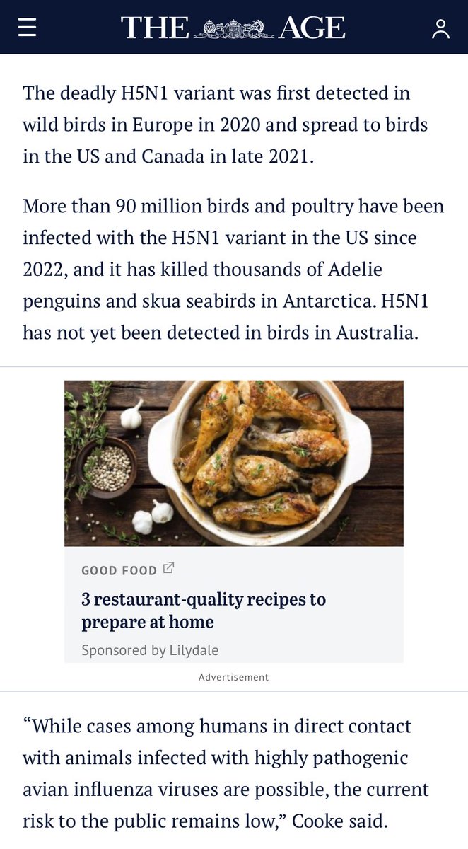 Some extremely thematic ad placement from ⁦<a href="/theage/">The Age</a>⁩