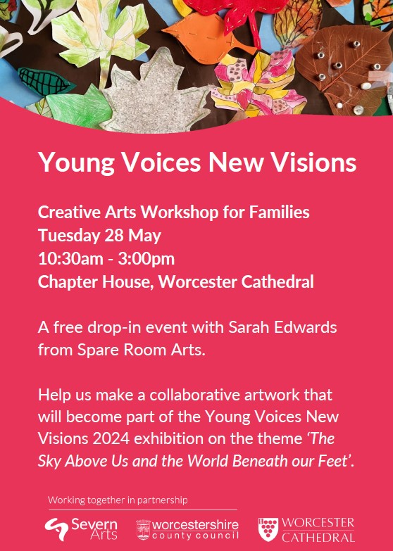 Looking for some free fun today? Pop in and join this creative arts workshop and be part of a collaborative piece that will be displayed in the Cathedral 🙌