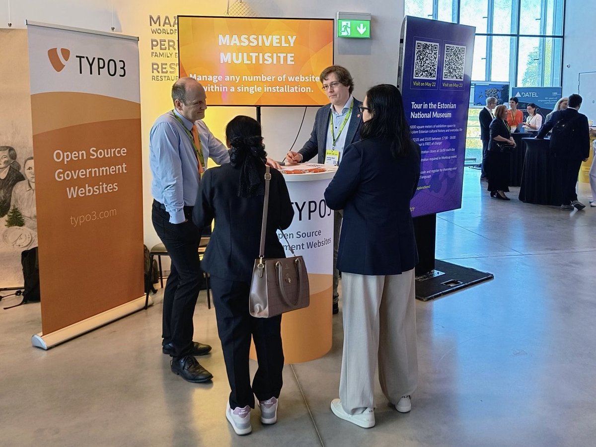 ProvenPudding's tweet image. #DigitalSovereignty with #OpenSource — #TYPO3 promotes best practices for #DigitalTransformation in the #GlobalSouth at #egov2024 in #Tartu #Estonia. @typo3 @in2code_stefan @carpatic