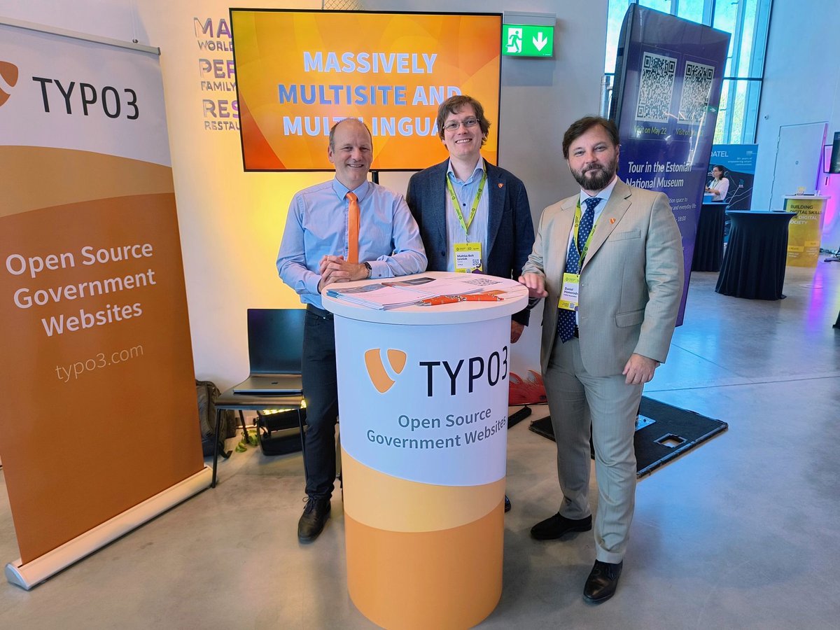 ProvenPudding's tweet image. #DigitalSovereignty with #OpenSource — #TYPO3 promotes best practices for #DigitalTransformation in the #GlobalSouth at #egov2024 in #Tartu #Estonia. @typo3 @in2code_stefan @carpatic