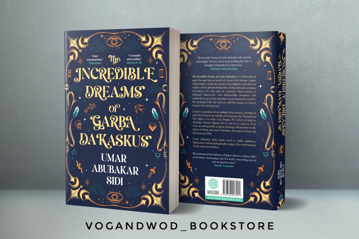 Incredible dreams of garba dakaskus #vogandwod #vogandwodbookstore #ikejabookshop #bookstoresinlagos #books #motivationalbooks #fictions #nigerianbooks #foreignbooks #giftitemsandmore #Umarabubakarsidi #Incredibledreamsofgarbadakasku #Allyouneedisagoodbook #readknowlearngo