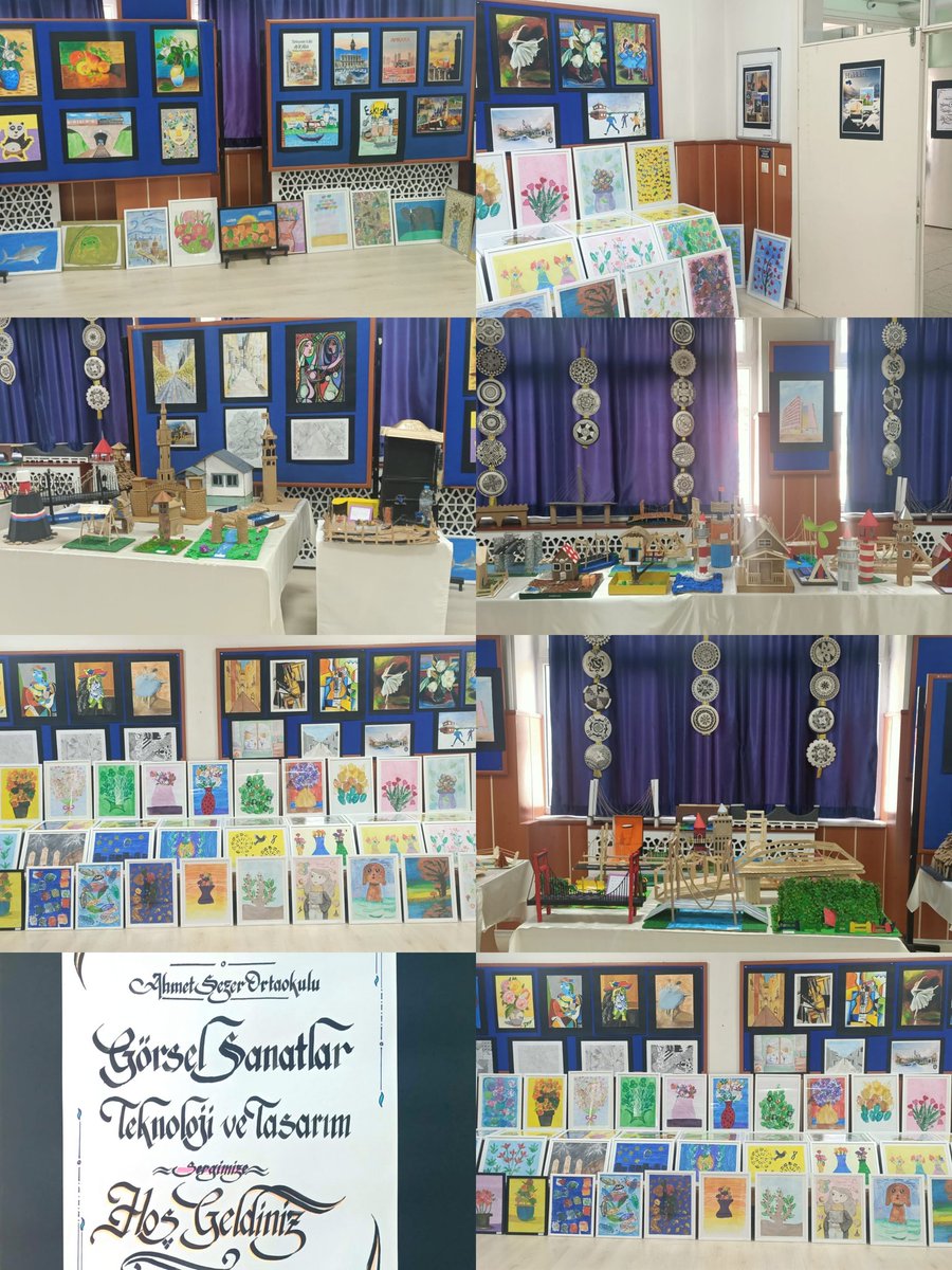 Öğrencilerimiz, Uzun Bir Senenin Ardından Sergiyle Yeteneklerini Sergilediler. Açılışımıza katılan okul  müdürlerimize, değerli öğretmen ve sevgili öğrencilerimize teşekkür ederiz. <a href="/EskisehirMem/">Eskişehir İl Milli Eğitim Müdürlüğü</a> <a href="/odunpazarimem/">odunpazarımem</a> <a href="/sinan_umem/">Sinan Aydın</a> <a href="/kutlayylmaz1/">kylmz</a>