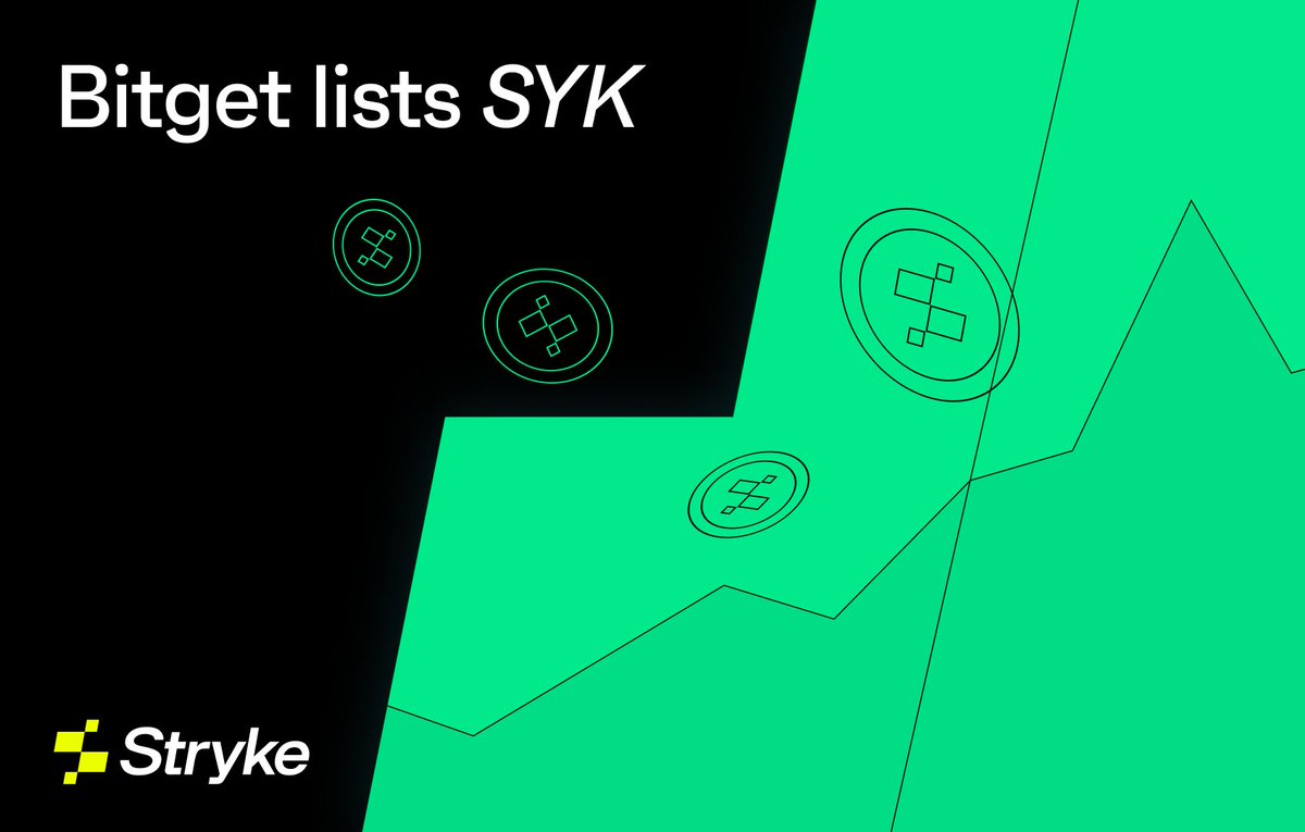 $SYK is live on @bitgetglobal Start trading SYK/USDT 👇 🔗 bitget.com/spot/SYKUSDT