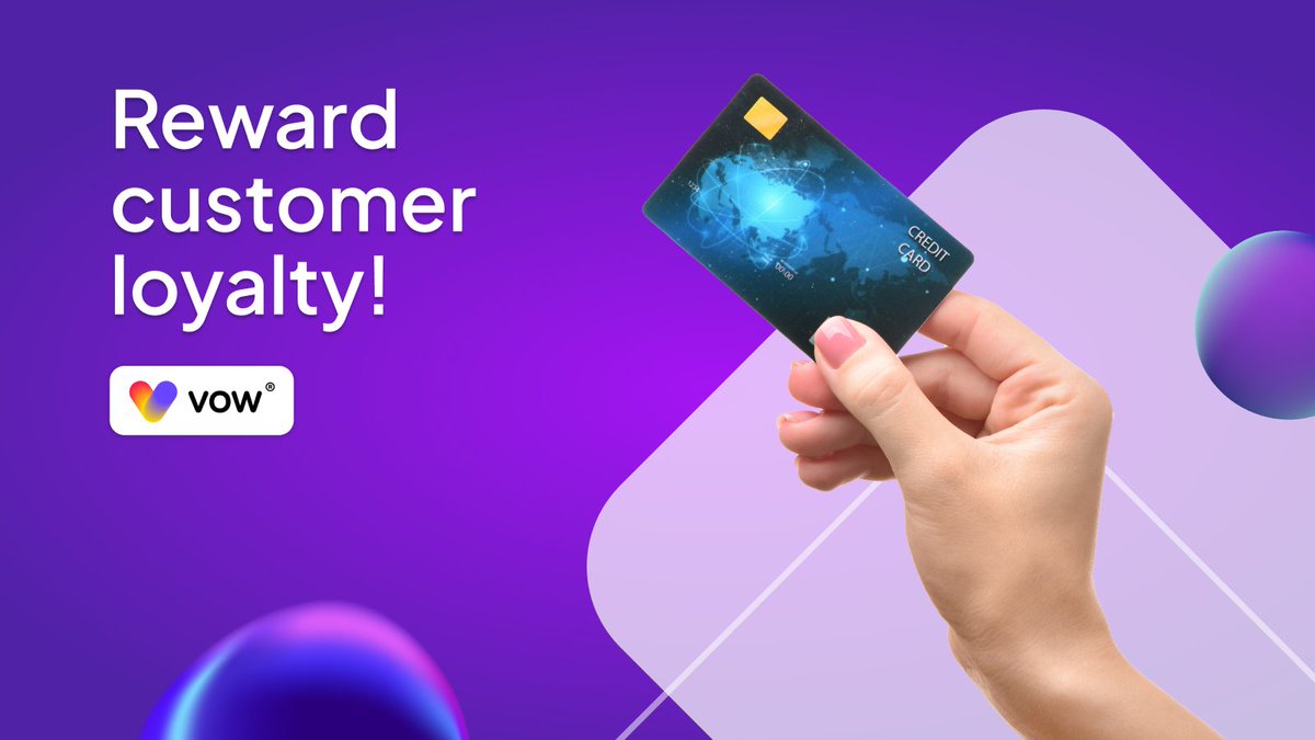 Reward customer loyalty by giving away vcurrency based digital discount vouchers! $VOW is redefining the way value is moved around with maximum utility, transparency & decentralisation.  #Vow #cryptocurrency #DigitalCurrency #BlockchainTechnology #BlockchainInnovation