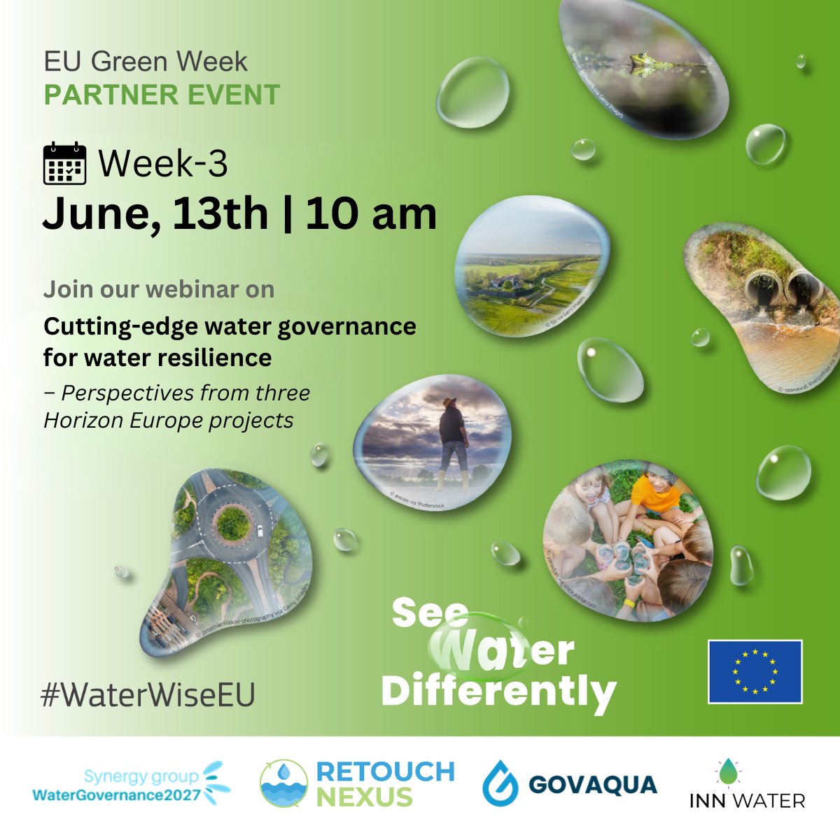GOVAQUA Project (@govaquaproject) on Twitter photo Join our online workshop “Cutting-edge water governance for water resilience” on 13 June 2024. The webinar features 3 Horizon Europe projects @GOVAQUA @InnWater & <a href="/RetouchNexus/">Retouch Nexus</a> exploring multi-level & cross-sectoral #watergovernance.
More about the event retouch-nexus.eu/2024/04/26/cut… Join our online workshop “Cutting-edge water governance for water resilience” on 13 June 2024. The webinar features 3 Horizon Europe projects @GOVAQUA @InnWater & <a href="/RetouchNexus/">Retouch Nexus</a> exploring multi-level & cross-sectoral #watergovernance.
More about the event retouch-nexus.eu/2024/04/26/cut…