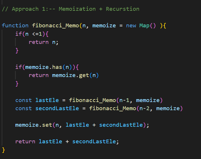 Anup1618's tweet image. 🚀Day 1: #DynamicProgramming
⏲️Those who forget the past are condemned to repeat it
⭐️Two approach
     🎯Recursion + Memoization
     🎯 Tabulation
🧩 Solved #Fibonacci sequence using #memoization &amp;amp; tabulation

#CodingJourney #techcommunity  #LeetCode #100DaysOfCode #JavaScript