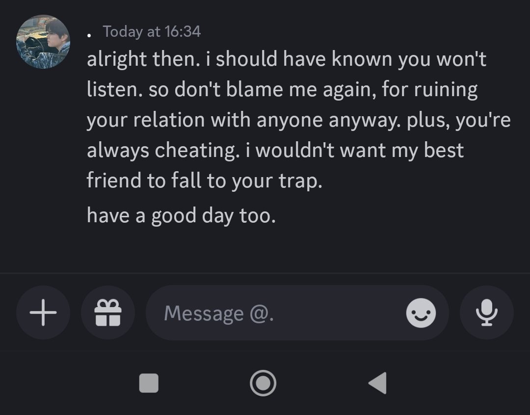 exposinghaven's tweet photo. 2) "so don't blame me again for ruining your relation"

obsessive! https://t.co/nnzkG1P5x9