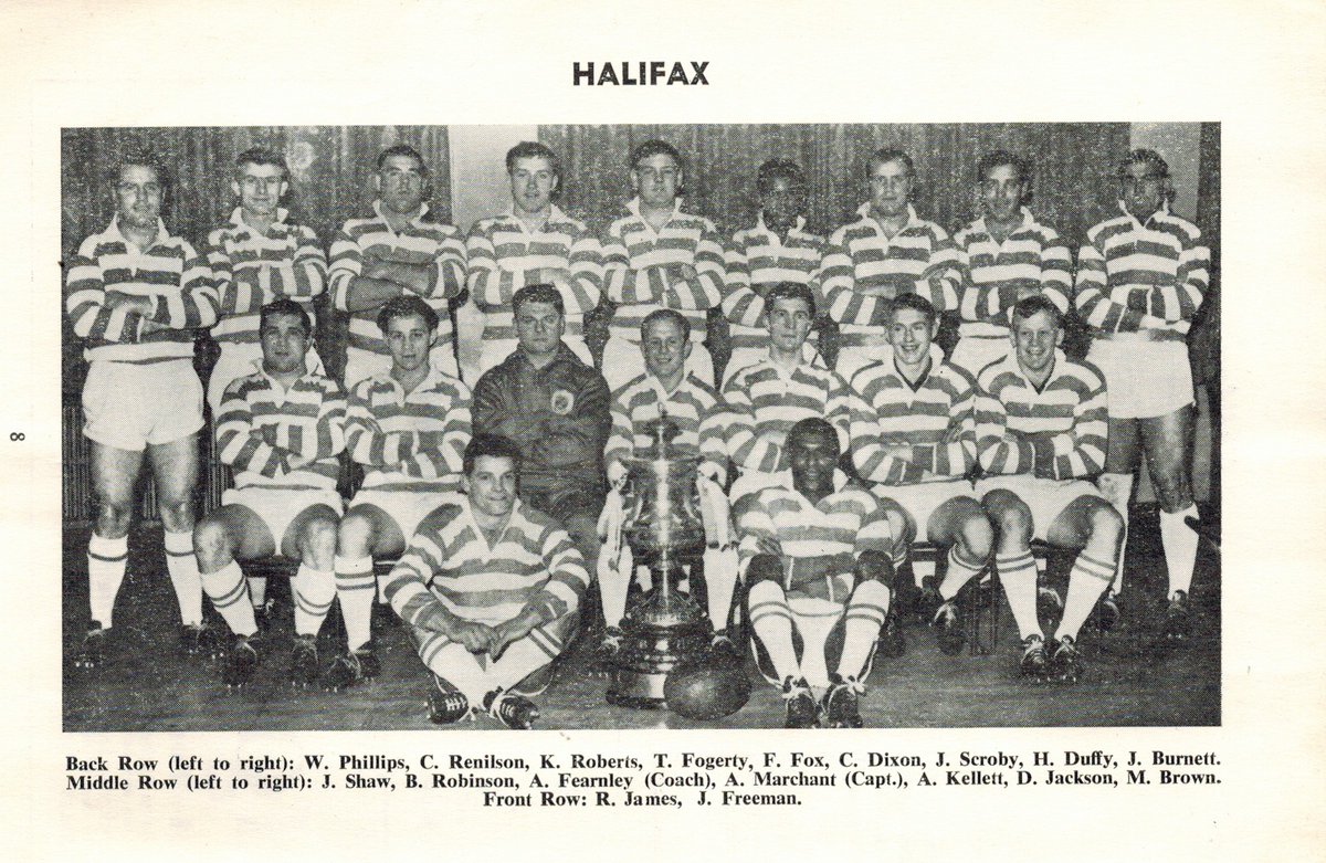 Today in 1964: Halifax beat Castleford 20-12 in the East Region Final at Fartown. #RugbyLeague