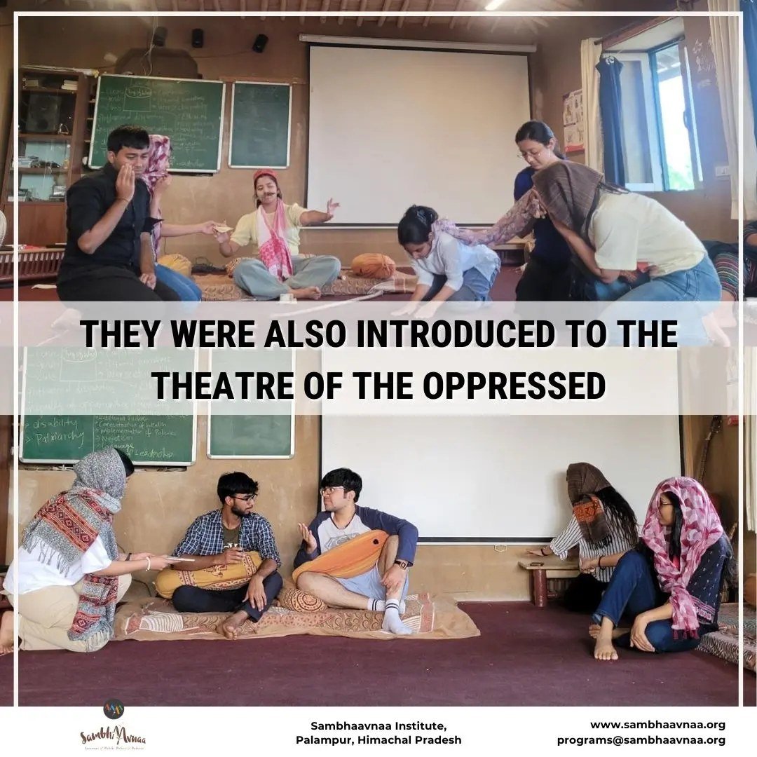 Sambhaavnaa_'s tweet image. We did a short Rethinking Development program for 40 masters students of Development Studies from Ambedkar University, Delhi, for their immersive learning program. Here are some glimpse of that!
#sambhaavnaainstitute #developmentstudies #ambedkaruniversitydelhi