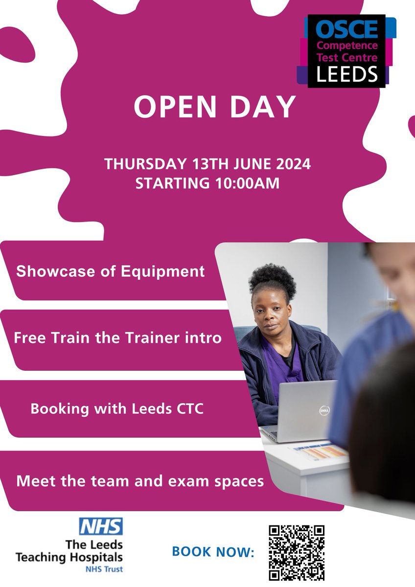 🌟 Join Us for Our Open Day! 🌟

📅 Date: 13.06.2024

🕒 Time: From 10:00

📍 Location: Leeds OSCE centre

Are you curious about what we do? Want to explore our facilities and meet our amazing team? 

🔗SIGN UP HERE  form.typeform.com/to/gzTELeIk

#OpenDay #JoinUs #Explore #OSCE