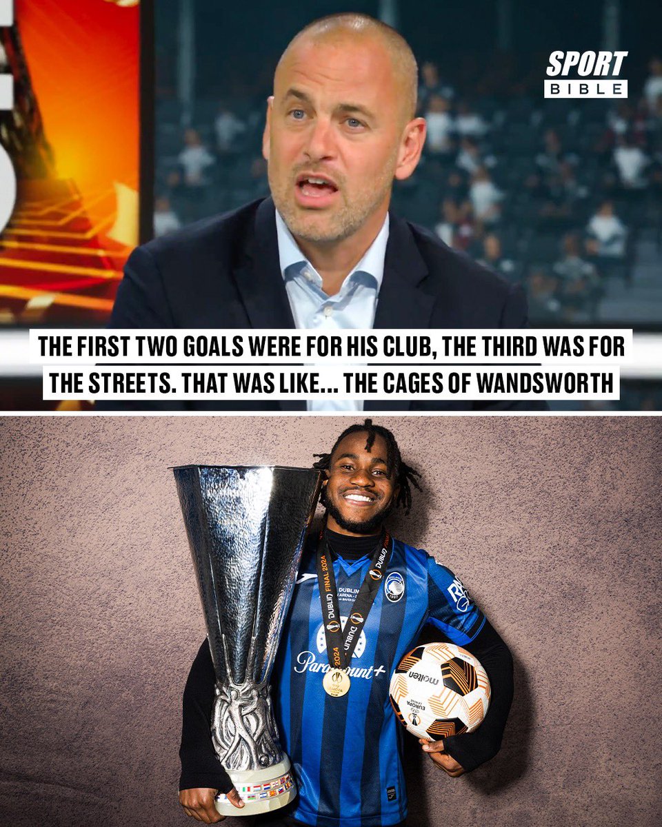 Joe Cole dropped some cold commentary after Ademola Lookman’s stunning hat-trick in the Europa League final 🥶🏆