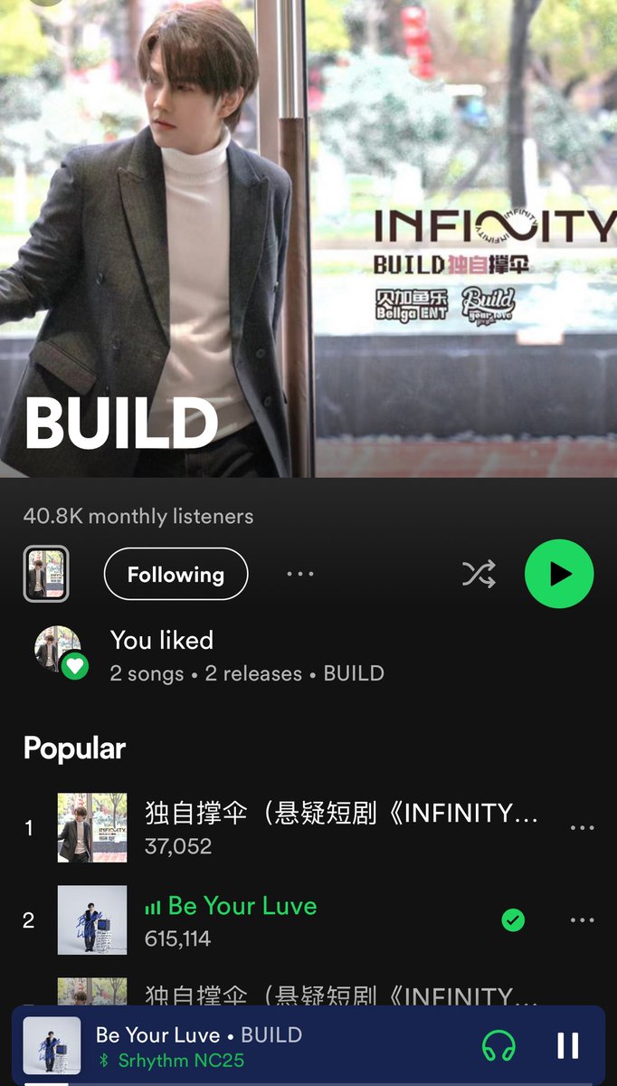 BuildBylsLuve's tweet image. 40,8k monthly listeners !!

Let's GO BEYOURLUVES 🎉💙✨

#BuildJakapan