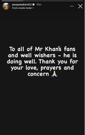 #PoojaDadlani, manager of actor Shah Rukh Khan says, '...He is doing well...' Actor #ShahRukhKhan was admitted to KD Hospital in Ahmedabad, Gujarat yesterday due to heat stroke and dehydration.