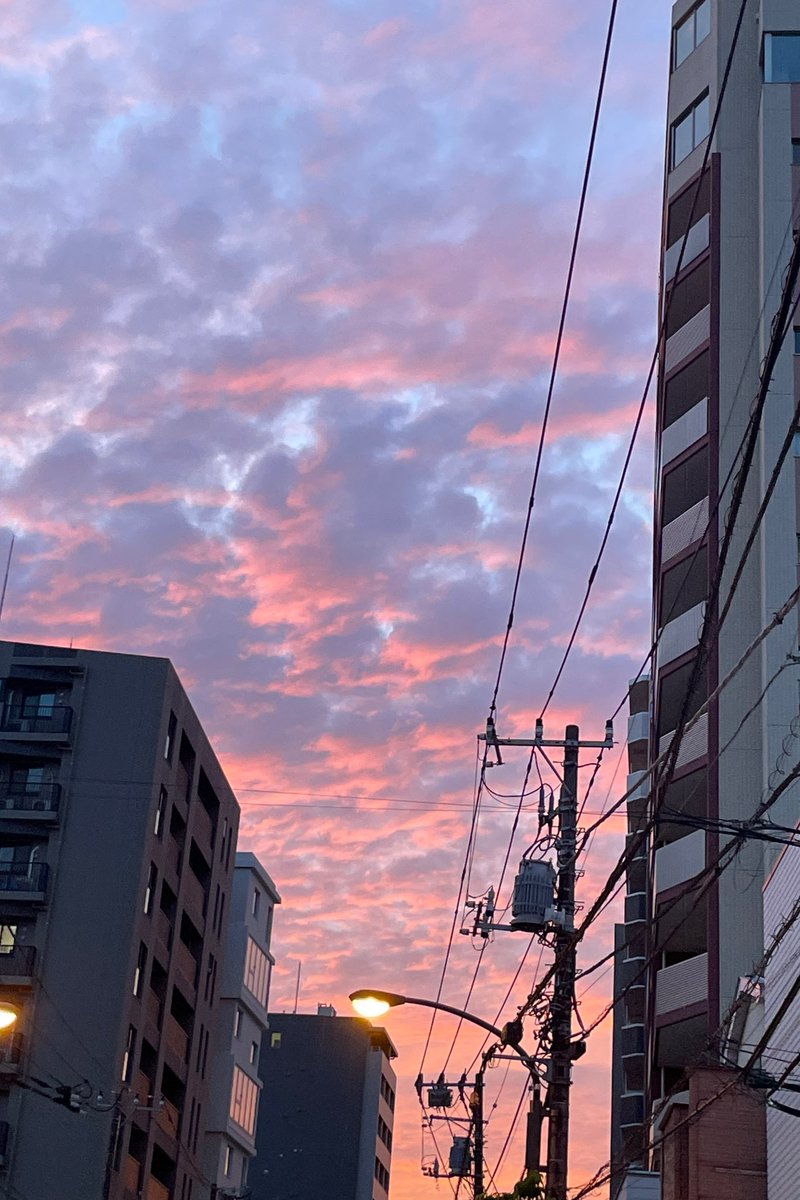 夕焼け雲🌆綺麗✨✨✨