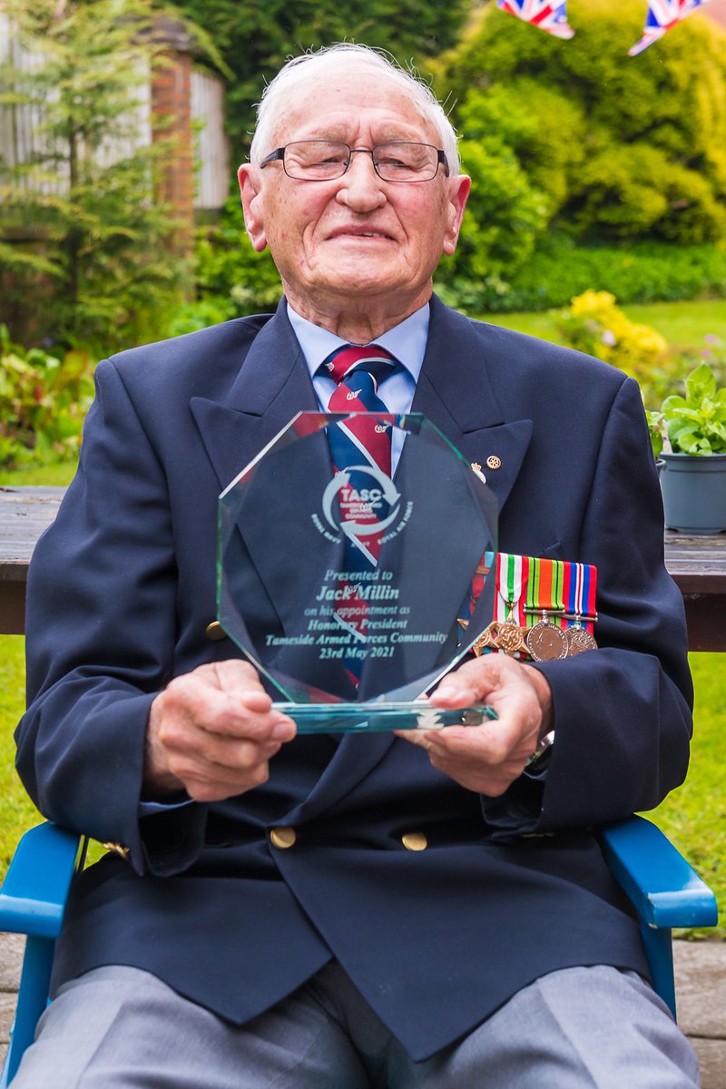 Happy 100th birthday to Tameside Armed Services Community hon president Jack Millin who flew more than 20 wartime air force missions. Cllr Hugh Roderick, the council’s armed forces champion, said: “We’re all very proud of Jack and of what he's achieved.” #ProudTameside