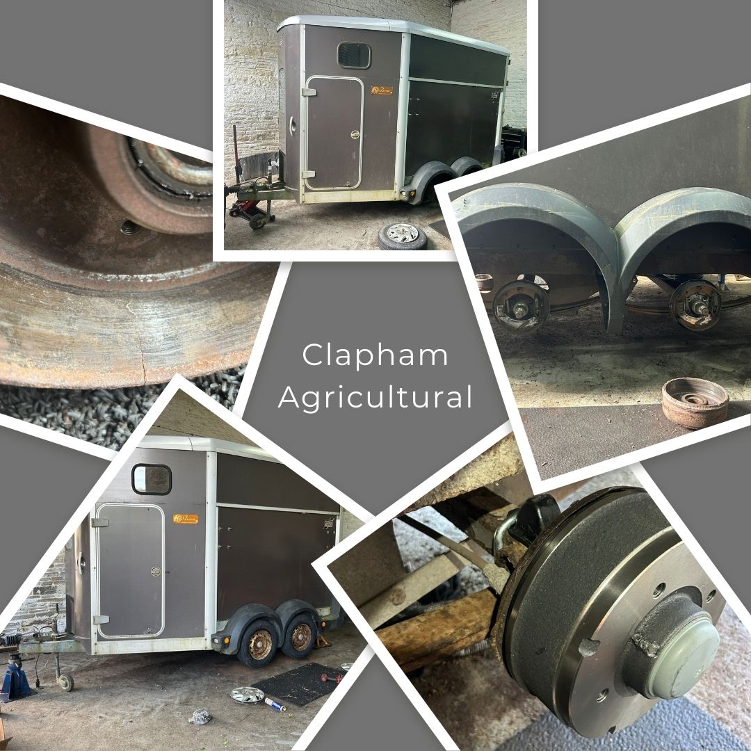 ClaphamAgricul1's tweet image. Horse trailer service and inspection and service repairs carried out.

#ClaphamAg #IforWilliams #Ifor #Trailer #HorseTrailer #Horse #Service