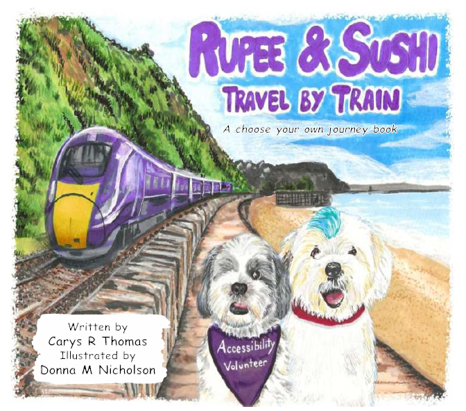 📖During #CommunityRailWeek we have welcomed the new 'Rupee and Sushi Travel by Train' book, which highlights accessibility features aimed at improving people’s confidence when travelling on the railway. ℹ️ news.tfw.wales/news/new-railw…
