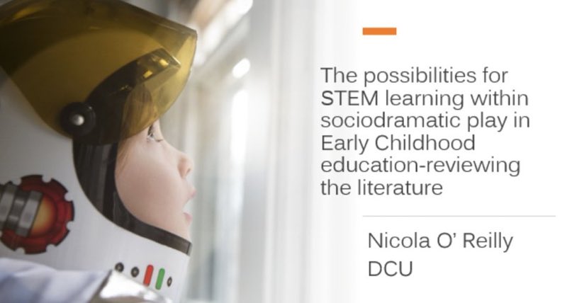 NicolaOReilly6's tweet photo. Looking forward to presenting my PhD research at #DCU_PGRUnconf24 later today! #stem #play #stemplay #ecechatie @GFrench_ECEC @HamsaVenkat https://t.co/9jJf4JraIf