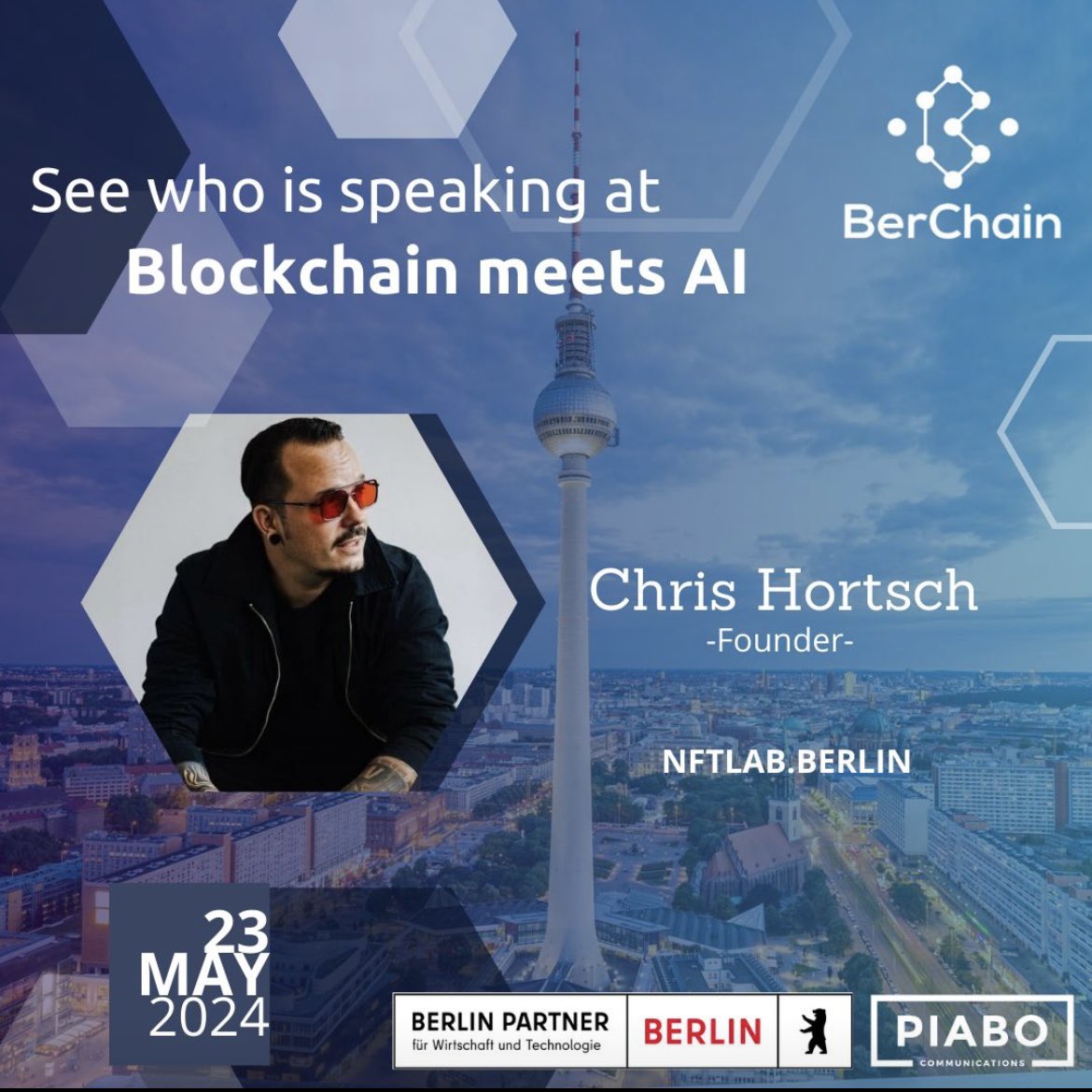 Last minute speaker announcement 📣 

Looking forward to join an amazing panel about #web3‌‌ and #ai <a href="/BerBlockWeek/">Berlin Blockchain Week 🐻➡️ June 7-22, 2025</a> 

Happy to meet you all 🖤✨