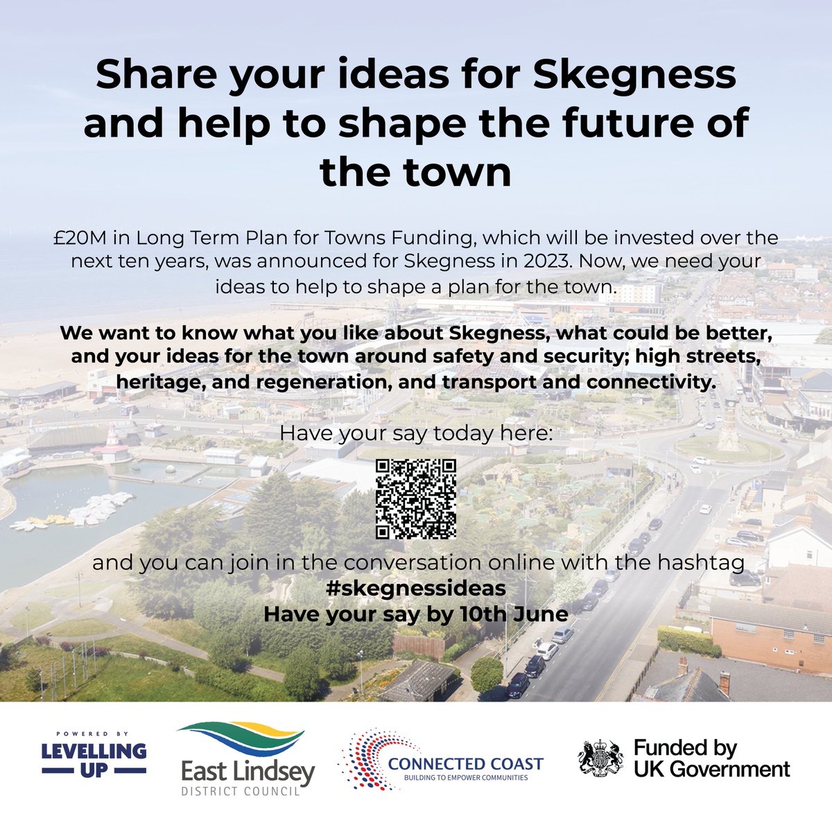 Caroline Killeavy (@ckilleavy) on Twitter photo People are being asked to have their say in a major consultation to determine how £20M is invested in Skegness over the next 10 years. Central to the consultation are the themes of safety, security, high streets, heritage, regeneration & transport <a href="/ConnectedCoastL/">Connected Coast</a> <a href="/EastLindseyDC/">East Lindsey District Council</a> People are being asked to have their say in a major consultation to determine how £20M is invested in Skegness over the next 10 years. Central to the consultation are the themes of safety, security, high streets, heritage, regeneration & transport <a href="/ConnectedCoastL/">Connected Coast</a> <a href="/EastLindseyDC/">East Lindsey District Council</a>