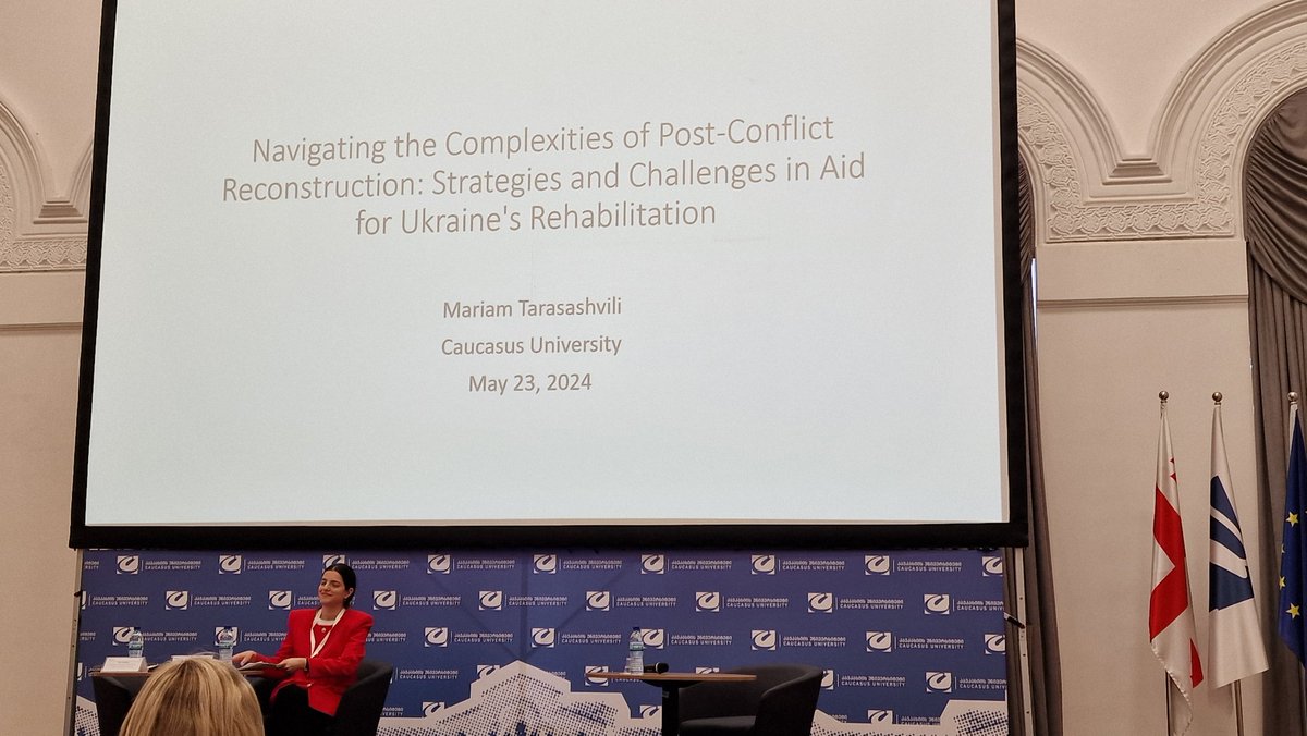 Great presentation on post-war reconstruction in Ukraine. Rebuilding after Russian aggression is critical.