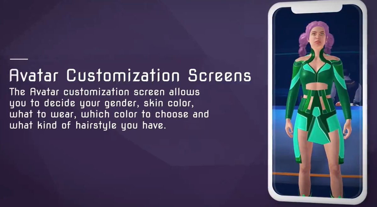 Hello with new information from @heroesofnft!

What should we expect from Rumble?

- Avatar Customization Screens

You can easily personalize your avatar! You can customize your avatar by gender, hair style, clothing and color!

$HON #HON #SubavaRush