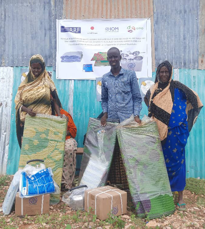 IOM & local partners @DevelopmentDpo, HDA, Wa-Pydo & @PIADO2019 are providing lifesaving nonfood items to 7,750 people in various areas of Ethiopia's Somali region. 1,000 people in Adadle will also benefit from shelter repair kits.

🙏@JapanGov
#RapidResponseFund #Localization